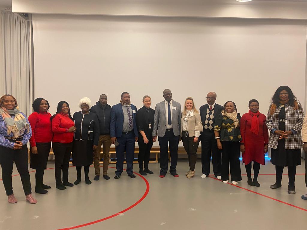 Zimbabwe Parliament Education Committee Portfolio, Zimbabwe ministry of Primary and Secondary Education Delegates, and SahWira Africa International team and Finland Development Partners.